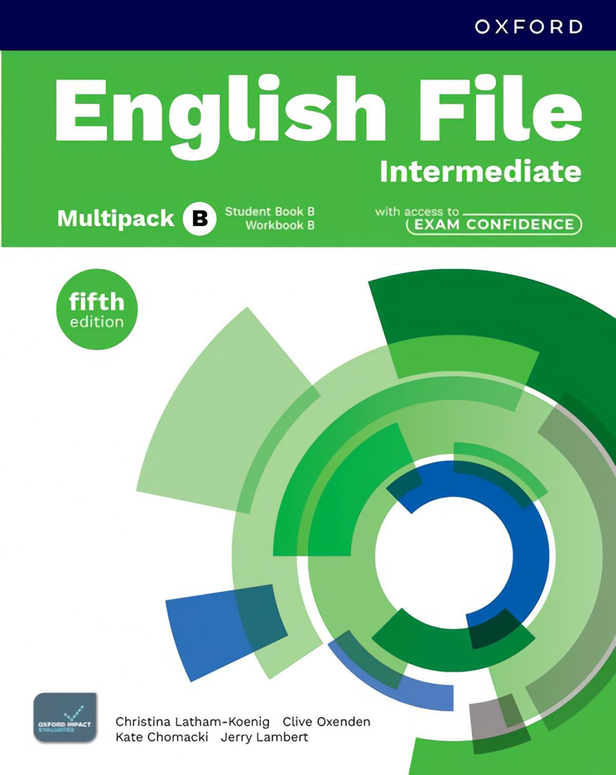 ENGLISH FILE INTERMEDIATE MULTIPACK B WITH SKILLS CONFIDENCE 5TH EDITION