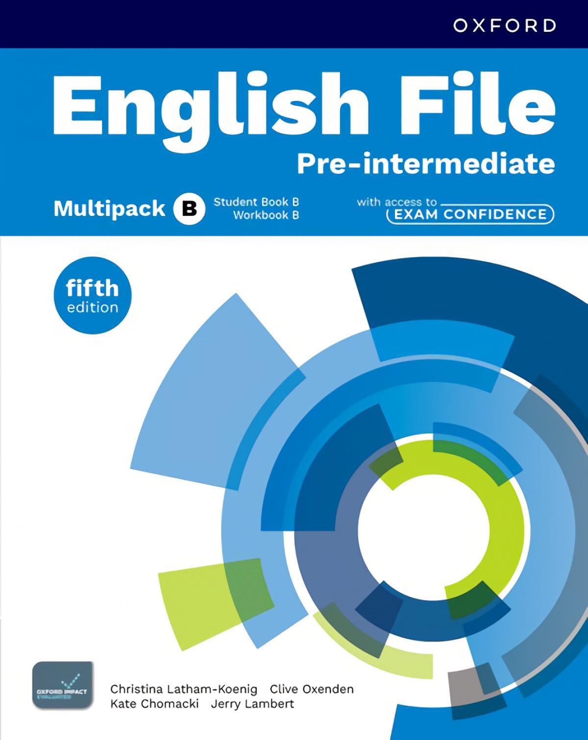 ENGLISH FILE PRE-INTERMEDIATE MULTIPACK B WITH SKILLS CONFIDENCE 5TH EDITION
