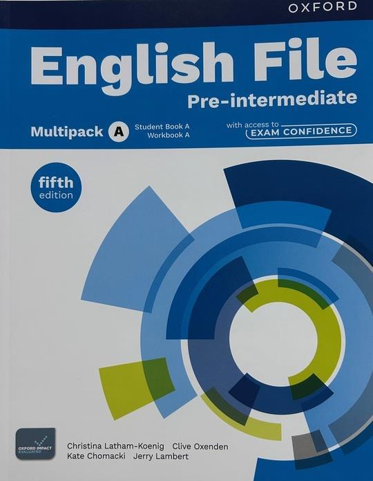 ENGLISH FILE PRE-INTERMEDIATE MULTIPACK A WITH SKILLS CONFIDENCE 5TH EDITION