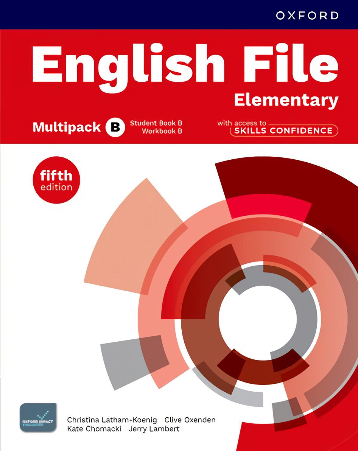 ENGLISH FILE ELEMENTARY 5/ED.- MULTIPACK B + SKILLS CONFIDEN