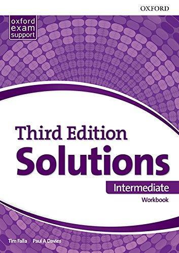 SOLUTIONS INTERMEDIATE - WORKBOOK w/Audio download 3rd Ed