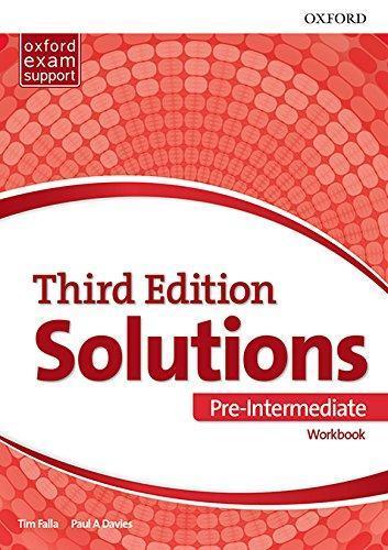 SOLUTIONS PRE INTERMEDIATE 3/ED WB