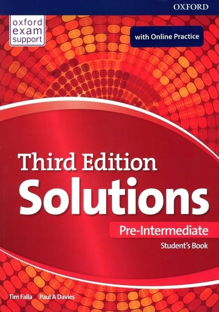 SOLUTIONS PRE INTERMEDIATE 3/ED ST
