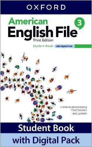 AMERICAN ENGLISH FILE 3 SB W/DIG PK (3RD ED)