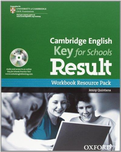 CAMBRIDGE ENGLISH KEY FOR SCHOOL RESULT WB NO/KEY