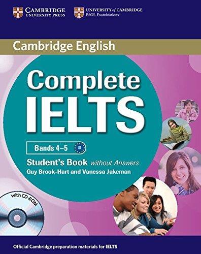 COMPLETE IELTS ST´S BOOK W/CD ROM BANDS 4-5