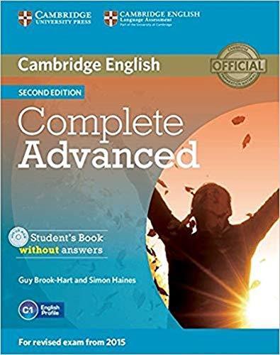 COMPLETE ADVANCED 2/ED ST WITH CD-ROM (2015)