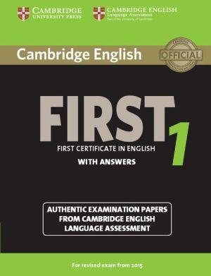 CAMBRIDGE ENGLISH FIRST 1 (2015) ST'S BOOK WKEY