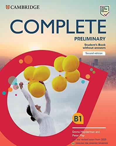 COMPLETE PRELIMINARY - Student's Book w/Answers w/Online Practice For Revised Exam 2020 *2ND ED*