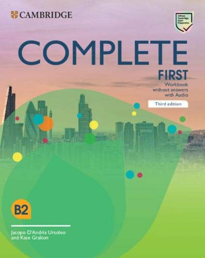 COMPLETE FIRST - Workbook without Answers with Audio *3rd Edition*