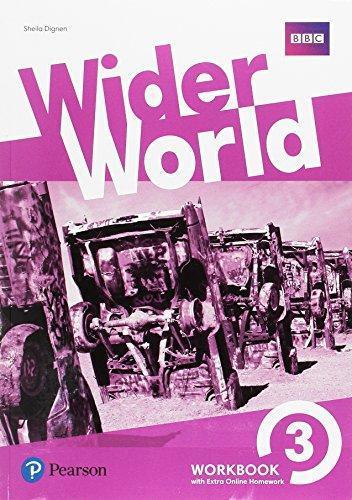 WIDER WORLD 3 WORKBOOK WITH ONLINE HOMEWORK PACK