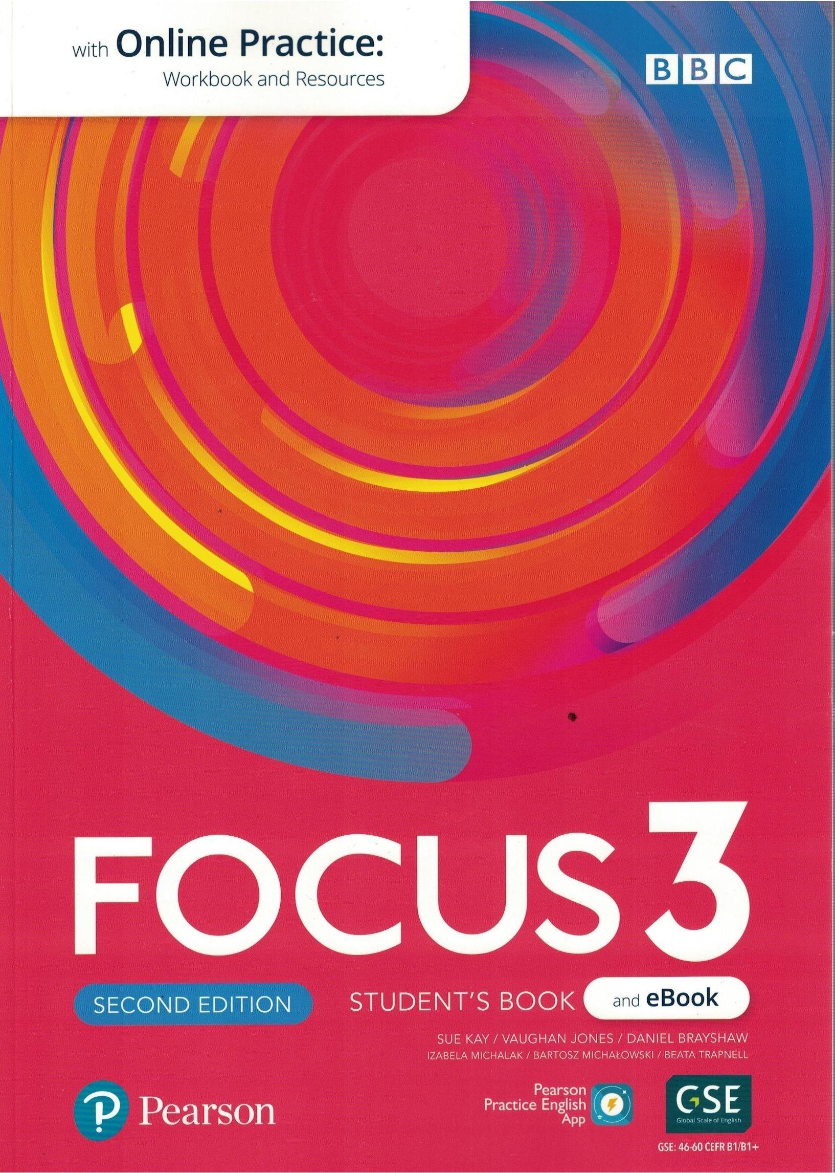 FOCUS 3 BR - STUDENT`S BOOK & EBook with Online Practice, Extra Digital Activities & App* 2nd Ed*