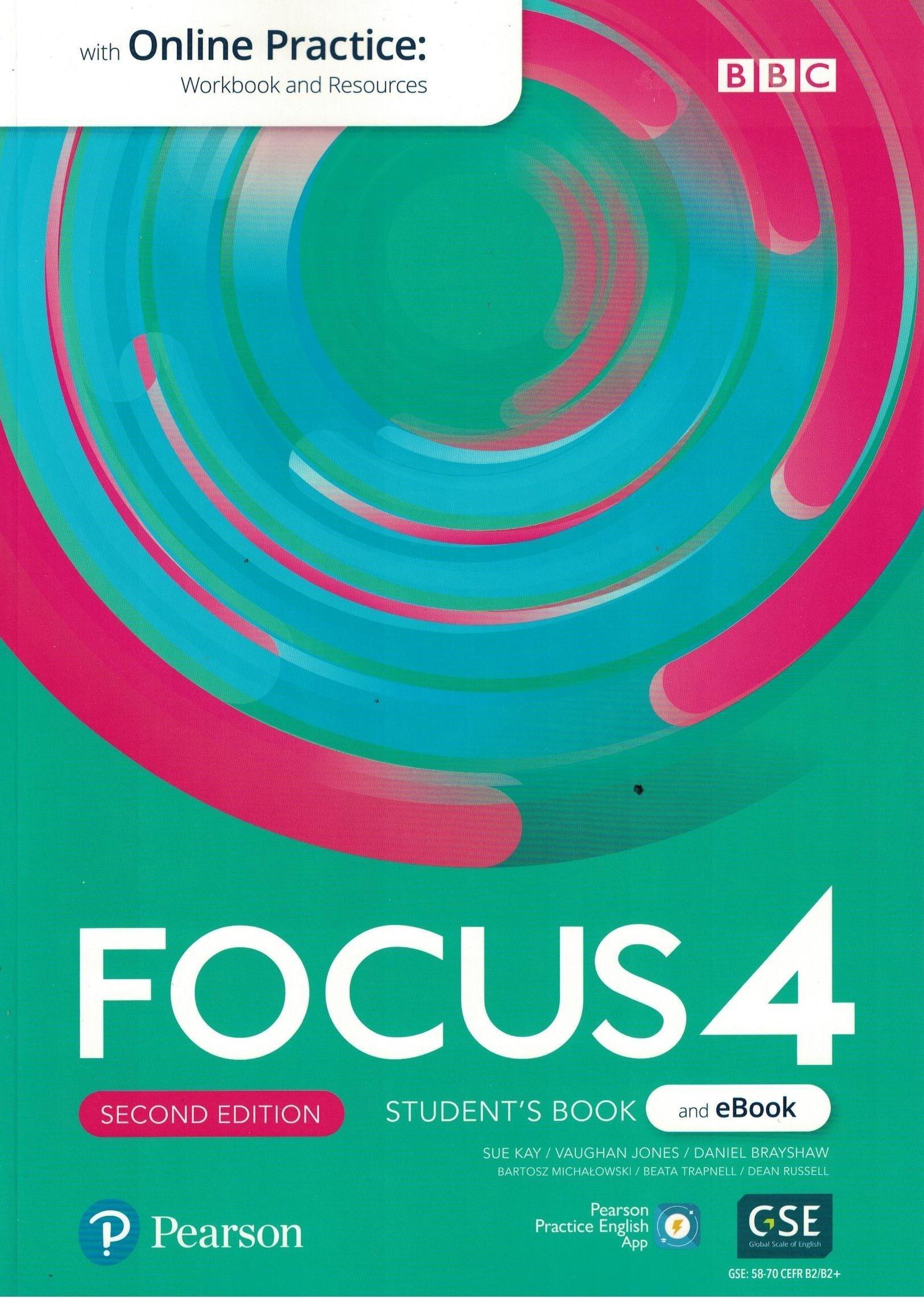 FOCUS 4 BR - STUDENT`S BOOK & EBook with Online Practice, Extra Digital Activities & App* 2nd Ed*
