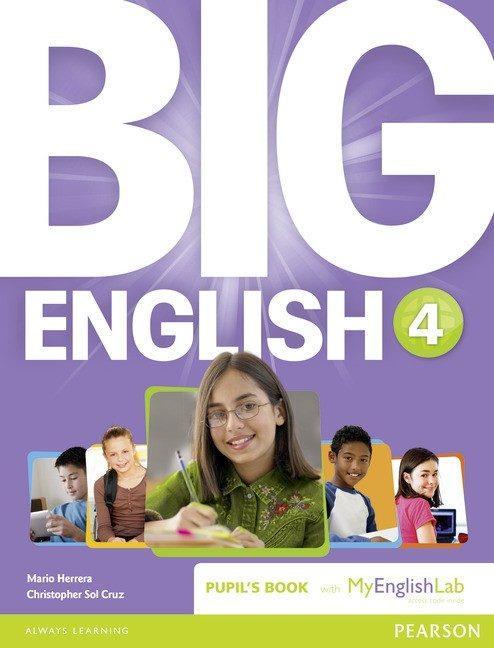 BIG ENGLISH BR 4 PUPIL'S BOOK WIT MYENGLISH LAB